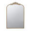 Miroir mural arqué avec cadre en métal