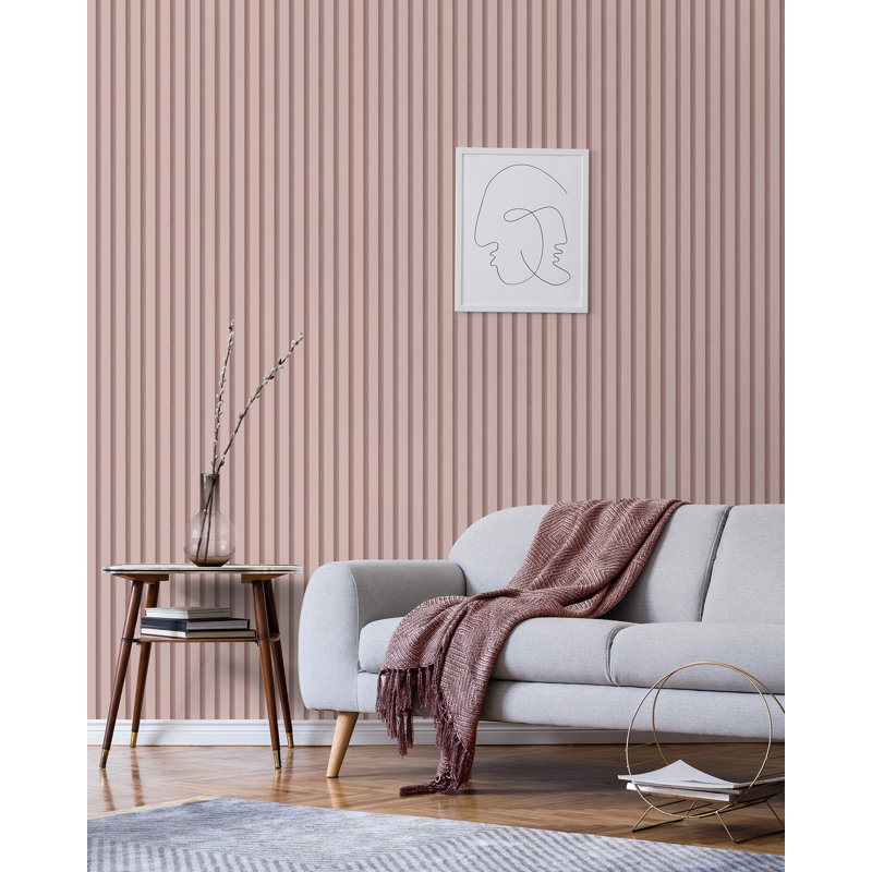 Acoustic Panels Swall Wallpaper, Blush