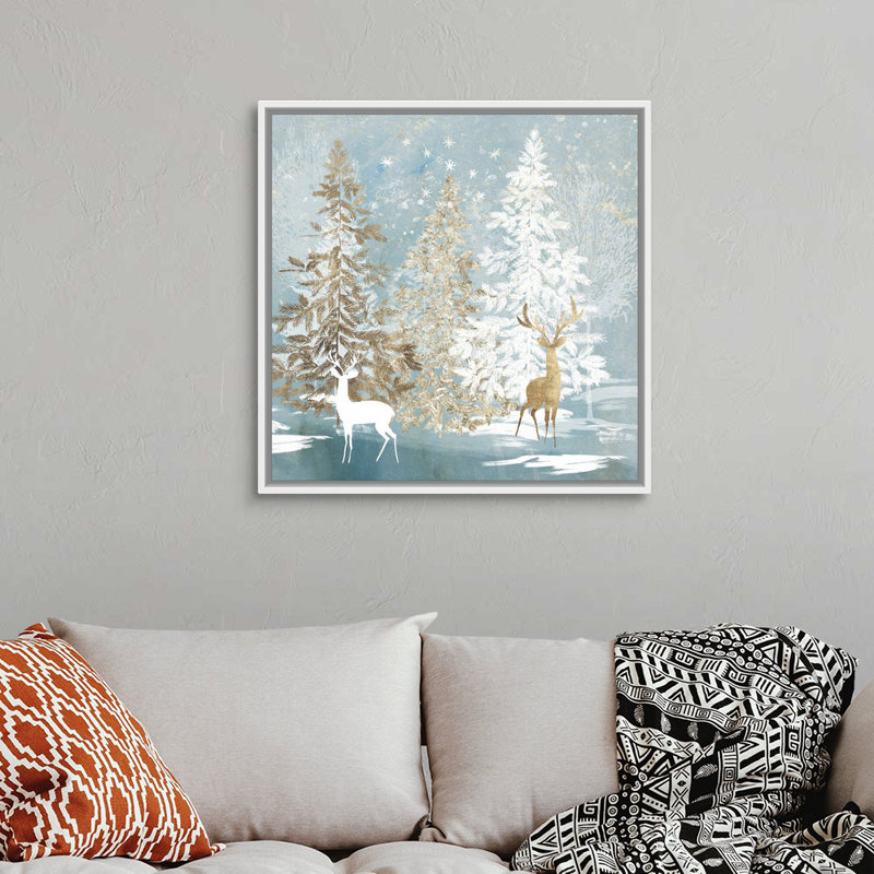Endless Magic - reproduction d'art sur toile, Cadre flottant, H 36 po x l 36 po, Blanc