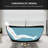 65'' x 33'' Soaking Solid Surface Bathtub-110437436