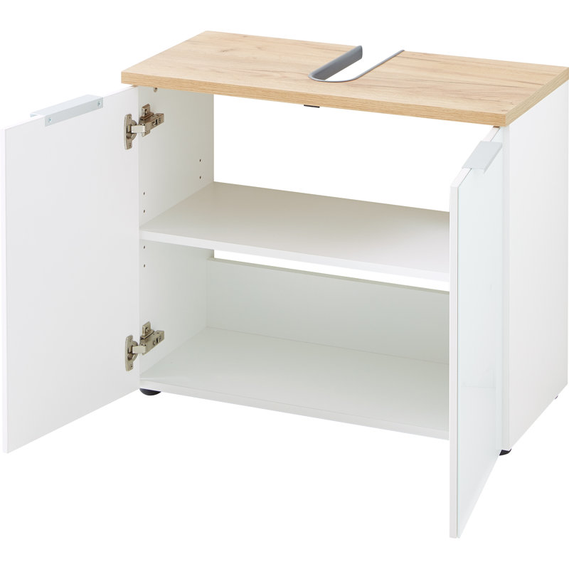 Esquivel 70cm Single Bathroom Vanity Base Only, White