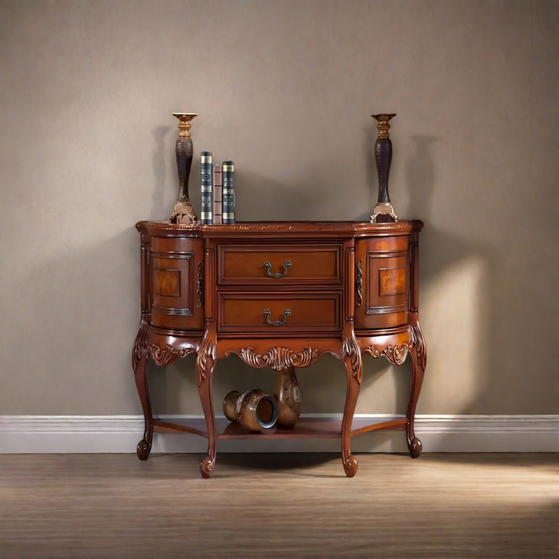 Rural Classical Multifunctional Console Table, 38.58" H x 39.37" W x 19.69" D