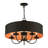 Byerley 5 - Light Steel Dimmable Drum Chandelier-668767000