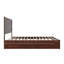 Lit plateforme en bois avec pied de lit et gigogne Aveline-155936815-155936806