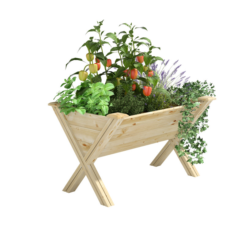 Wood Elevated Planter