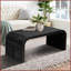 Table basse Farmhouse American Country Aesthetic - Design incurvé Art déco, installation facile pour les salons-121048603