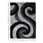 NYC Shag Performance Black Grey Area Rug-1751473409