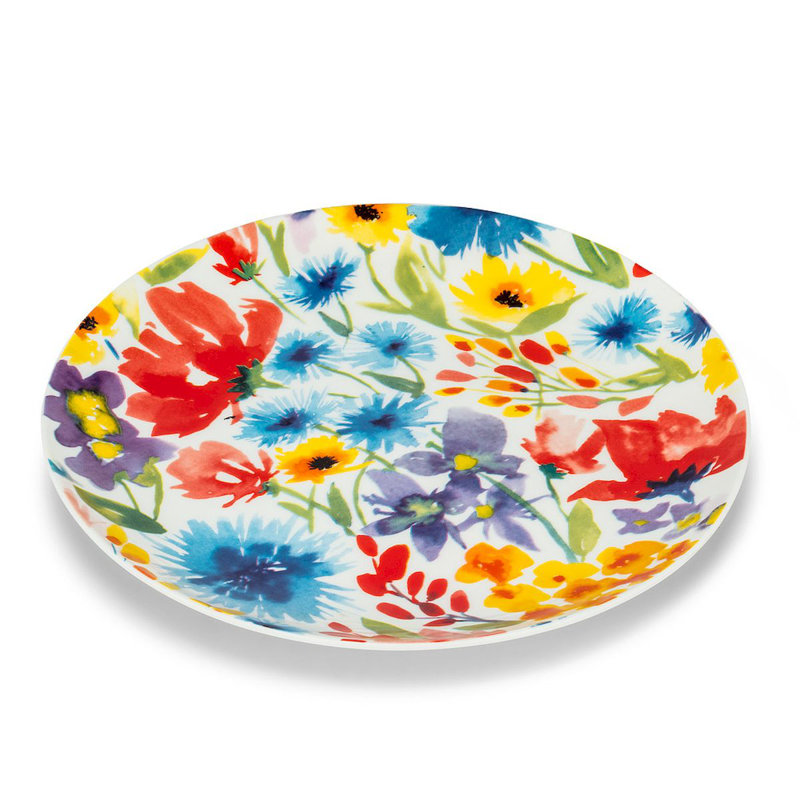 Assiette à dessert en porcelaine tendre 8 po Kamra