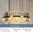 Baconton 6 - Light Dimmable Drum Chandelier