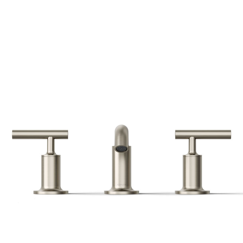 Purist Widespread Bathroom Faucet with Drain Assembly, Vibrant Brushed Nickel
