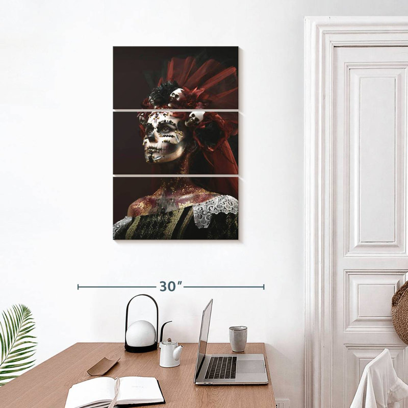 Hitzel Santa Muerte Skeleton, 32" H x 20" W