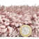 Fontana area rug Hand Tufted Rectangle Rose