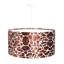 Shawntella 1 - Light Brown Drum Pendant-2076242650