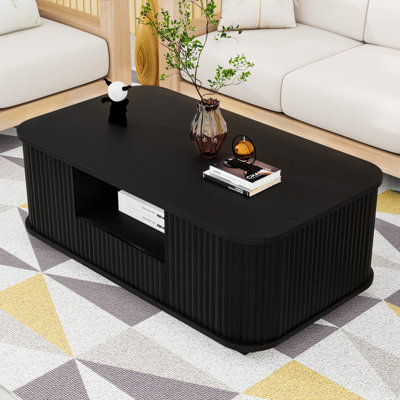 Table basse avec tiroirs et rangement caché