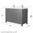 Beckett 48" Freestanding Double Bathroom Vanity with Quartz Top-108352019-108352013-108352016