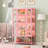 67.25" Tall Iron Display Cabinet With Glass Door And LED Lights Steel-1291316956