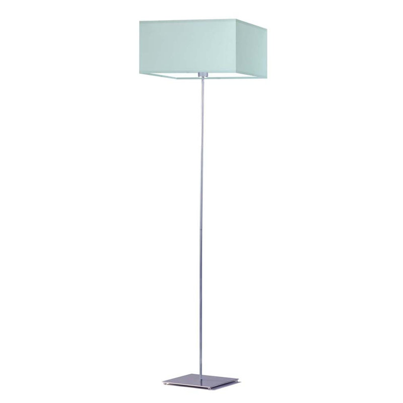 Attallah 156cm Traditional Floor Lamp, Mint, Silver