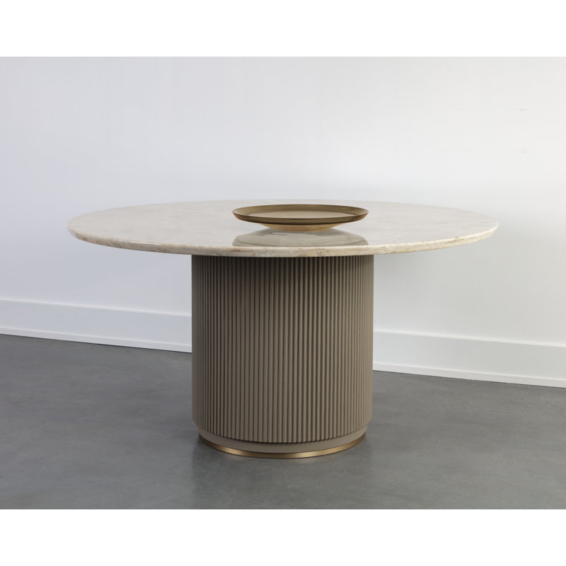 Round Marble Dining Table