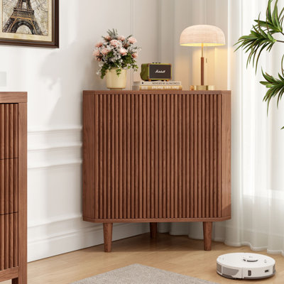 Modern 2 - Door Corner Accent Cabinet by Ebern Designs