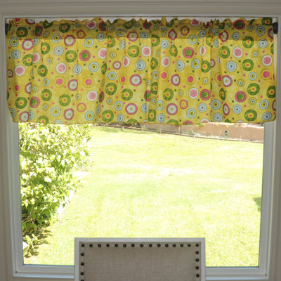 Darrain Cotton Blend Tailored Window Valance