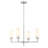Oreane 4-Light Chandelier in Brushed Nickel-1954205360