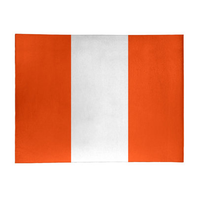 Tapis à rayures orange national hockey