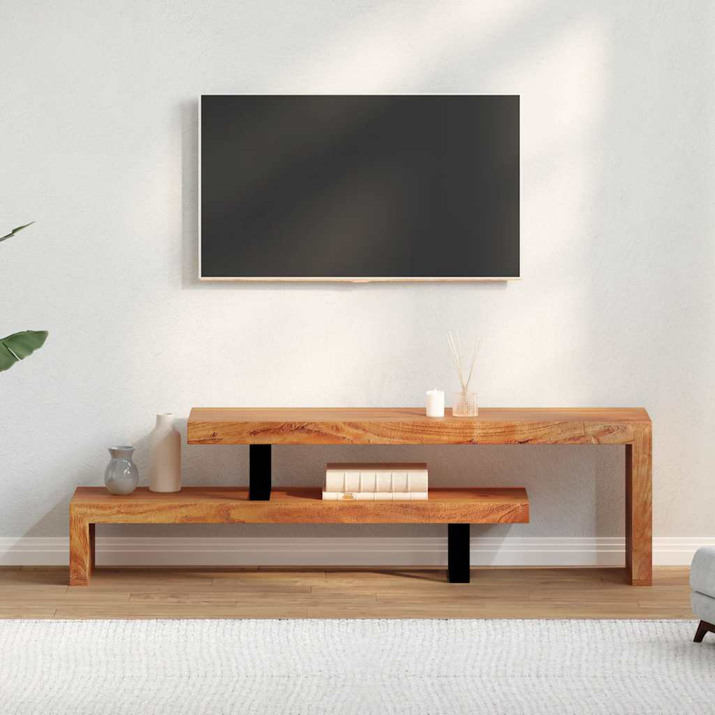 Union Rustic vidaXL Adjustable TV Stand/ TV Table with Ample Storage ...