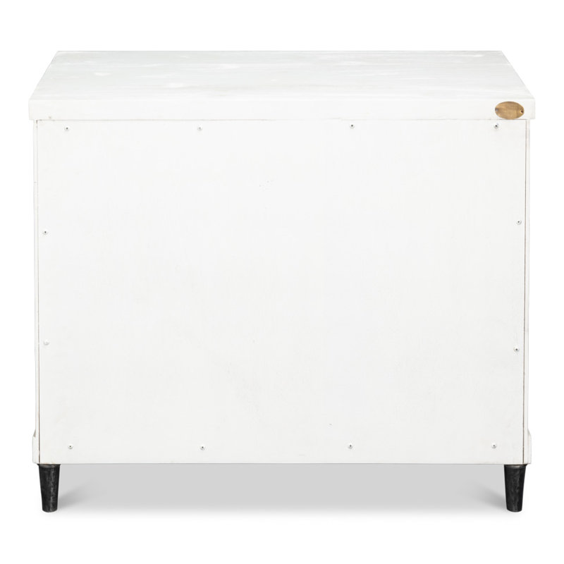 Elegance 3 - Drawer Solid Wood Nightstand