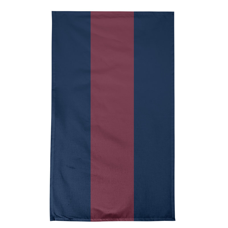 Stripe Tea Towel Kitchen Towel, Cotton Blend, Navy Blue/Wine/Navy Blue Cleveland Basketball