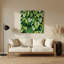 Aquarelle botanique 47, art mural vert en métal-338780802