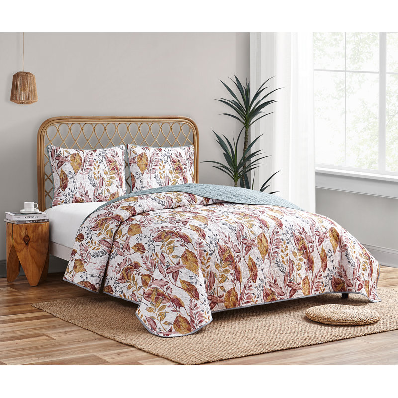 Polyester Percale Quilt, King Quilt + 2 Shams