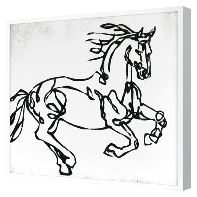 Line Equine 1 Print by Susan Gillette