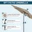 Parasol en porte-à-faux 9 pi-1262536668
