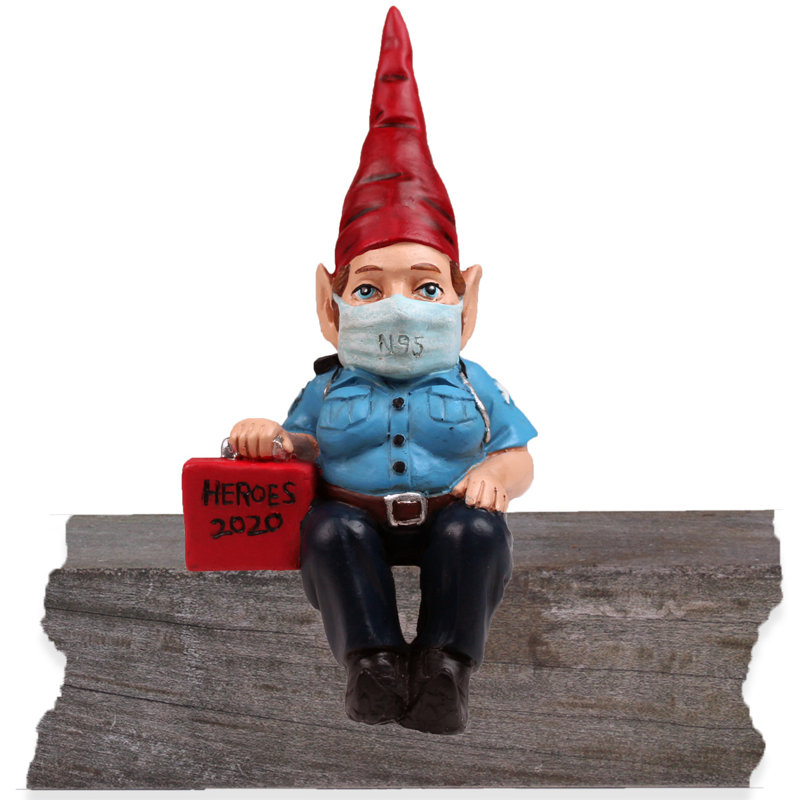Statue de gnome de jardin Wellsboro EMT