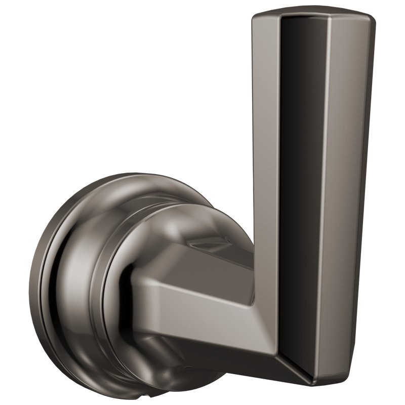 Beauclere Single Robe Hook, Brilliance Black Onyx