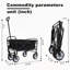 Chariot pliable pliable avec roulettes-112369200