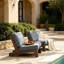 Ensemble de sièges d'extérieur 2 pièces avec coussins pour patio ou jardin Polett-641841124-646248082