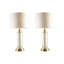 Ensemble de 2 lampes de table en verre Clarity