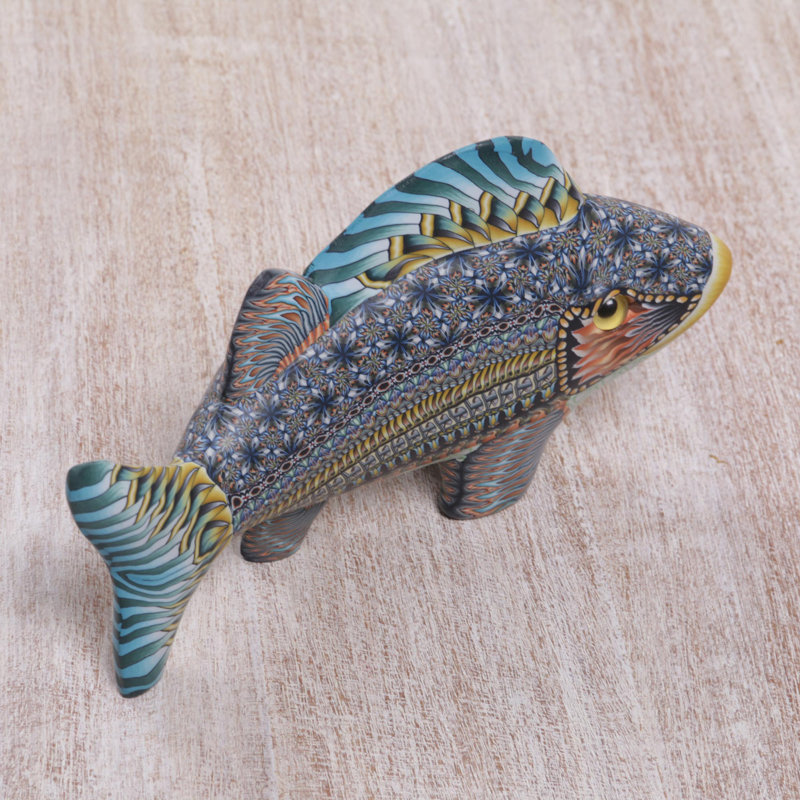 Bali Fish Polymer Clay Figurine