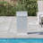 vidaXL Pool Fountain, Stainless Steel 304 Construction, Chlorine-Resistant, 12.2"x6.5"x23.6"-2005525138