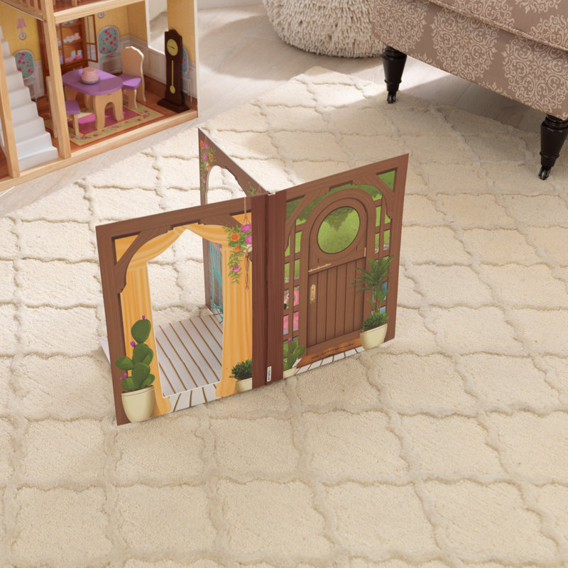 On-the-Go Play Storybook Extended Dollhouse Playset