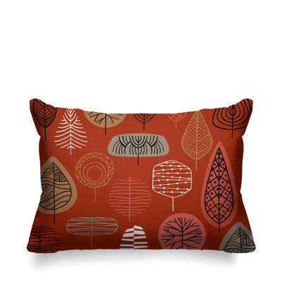 Felicity Autumn Trees Indoor/Outdoor Throw Pillow