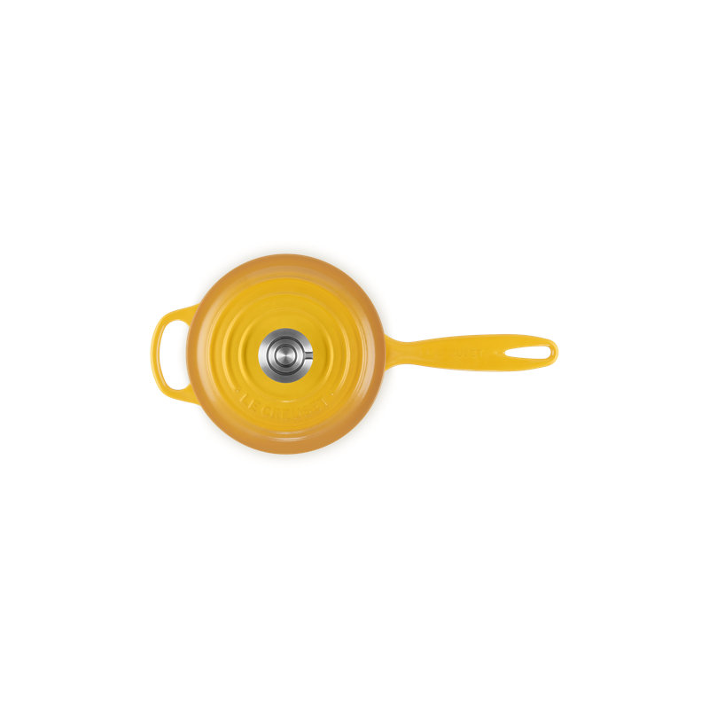 Le Creuset Signature Cast Iron Round Saucepan, 1.75 Qt. - Nectar, 7.6"