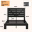 Structure de lit double en bois-559385289-557704089