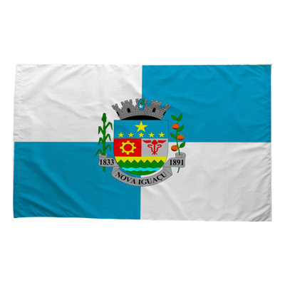 Drapeau Nova Nova d'Iguaçu - drapeau extérieur
