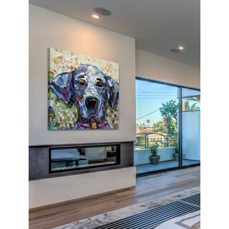 " Adoptez-Moi " by Michelle Rivera, 18" H x 18" W x 1.5" D