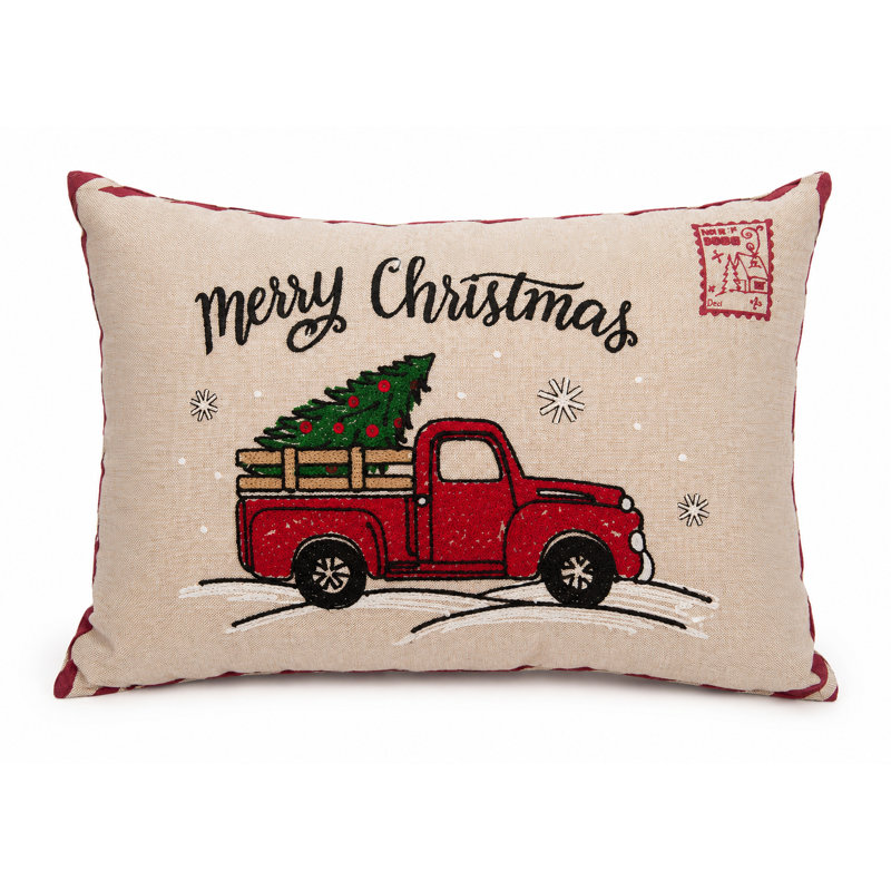 Embroidered Reversible Pillow Insert