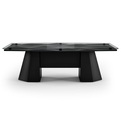 Diamond Glass Writing Desk Executive Desk