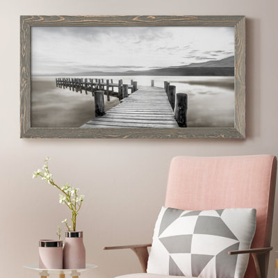 " Misty Morning Dock "