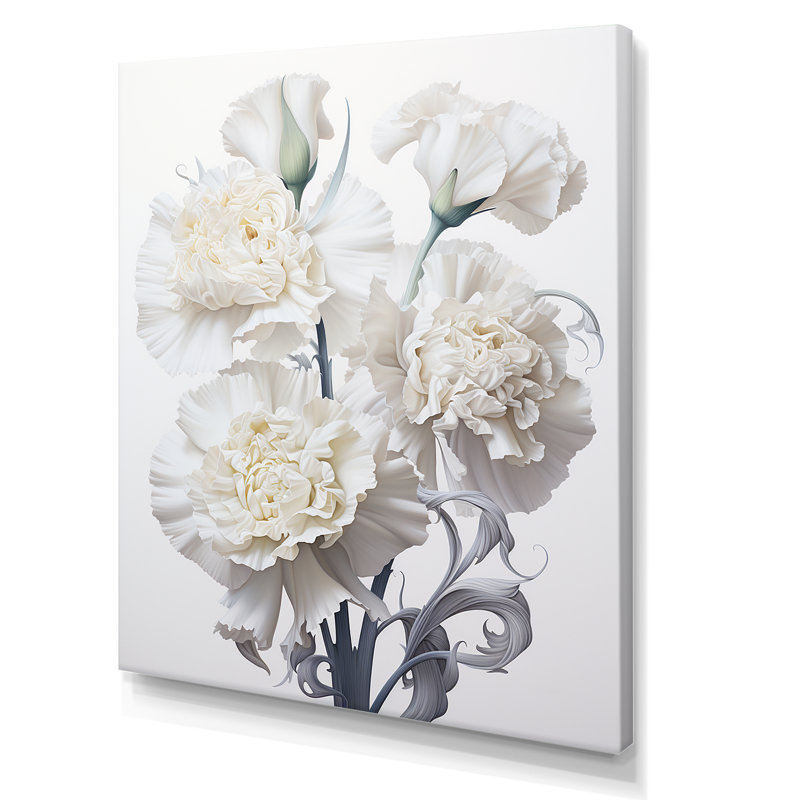 Monochromes minimalisme œillets II sur toile, H 40 po x l 30 po x P 1,5 po, Toile tendue